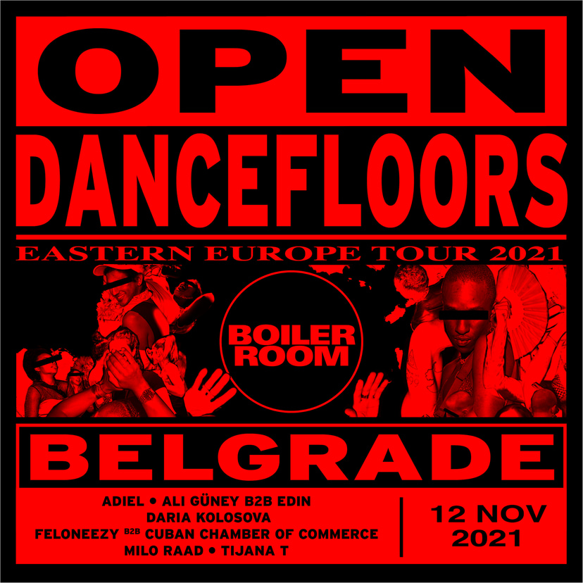 Flyer for event Open Dancefloors: Eastern Europe | Belgrade.