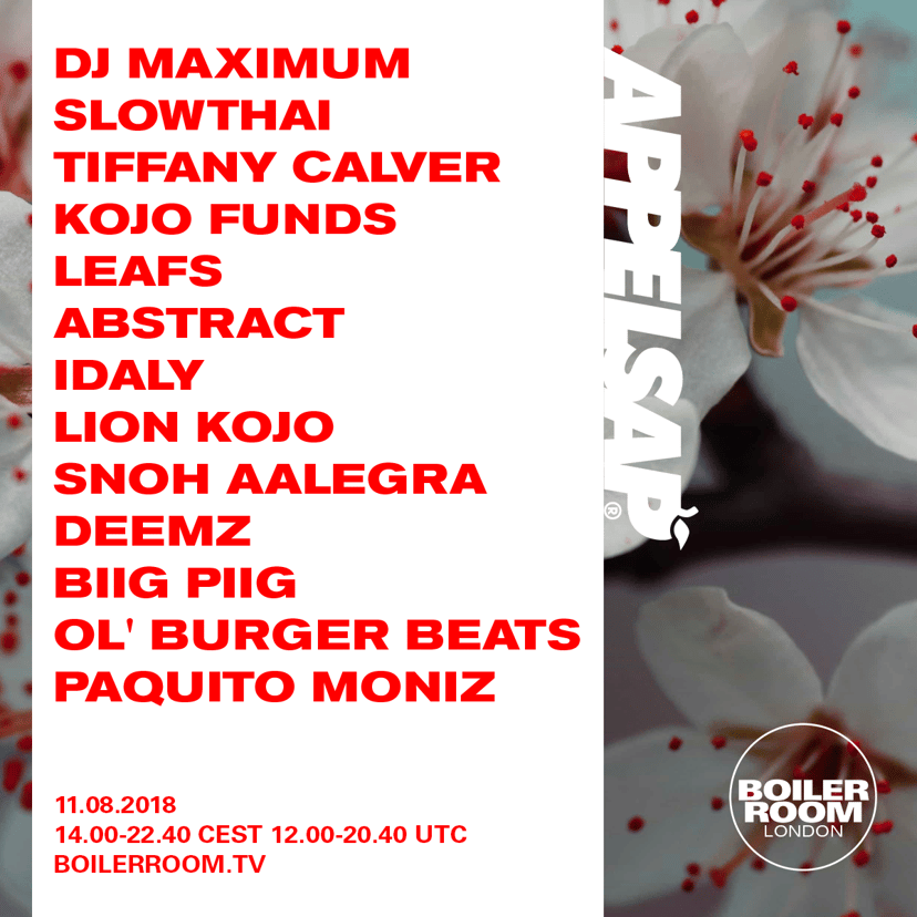 Flyer for event Appelsap 2018.