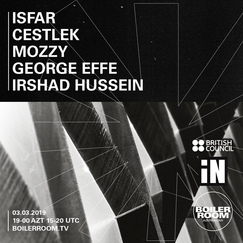 Flyer for event Boiler Room Baku.