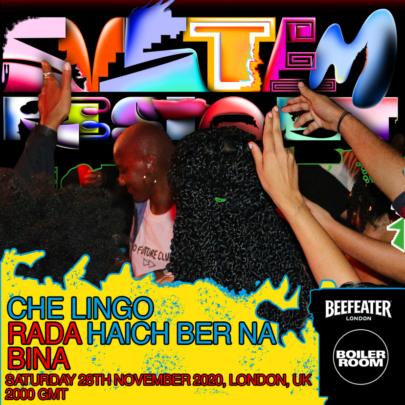 Flyer for event System Restart: London.