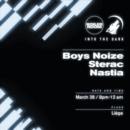 Flyer for event Into The Dark: Liège.