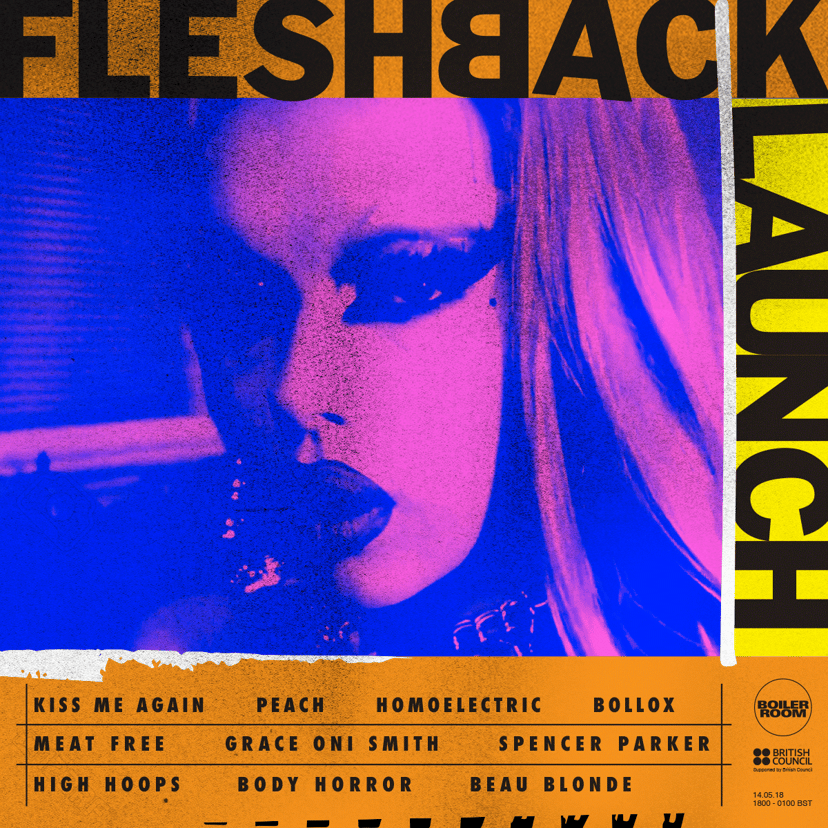 Flyer for event Fleshback.