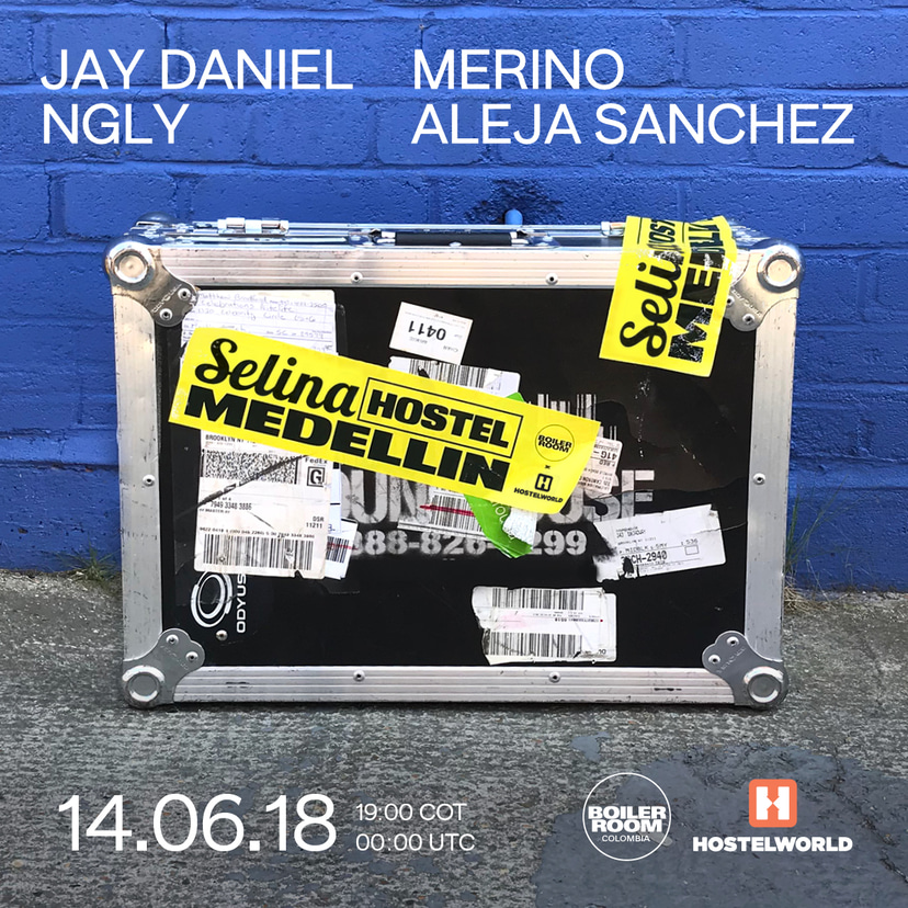 Flyer for event Boiler Room x Hostelworld.