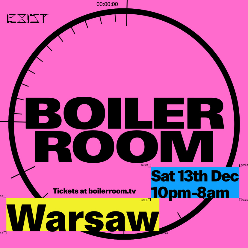 Flyer for event Warsaw.