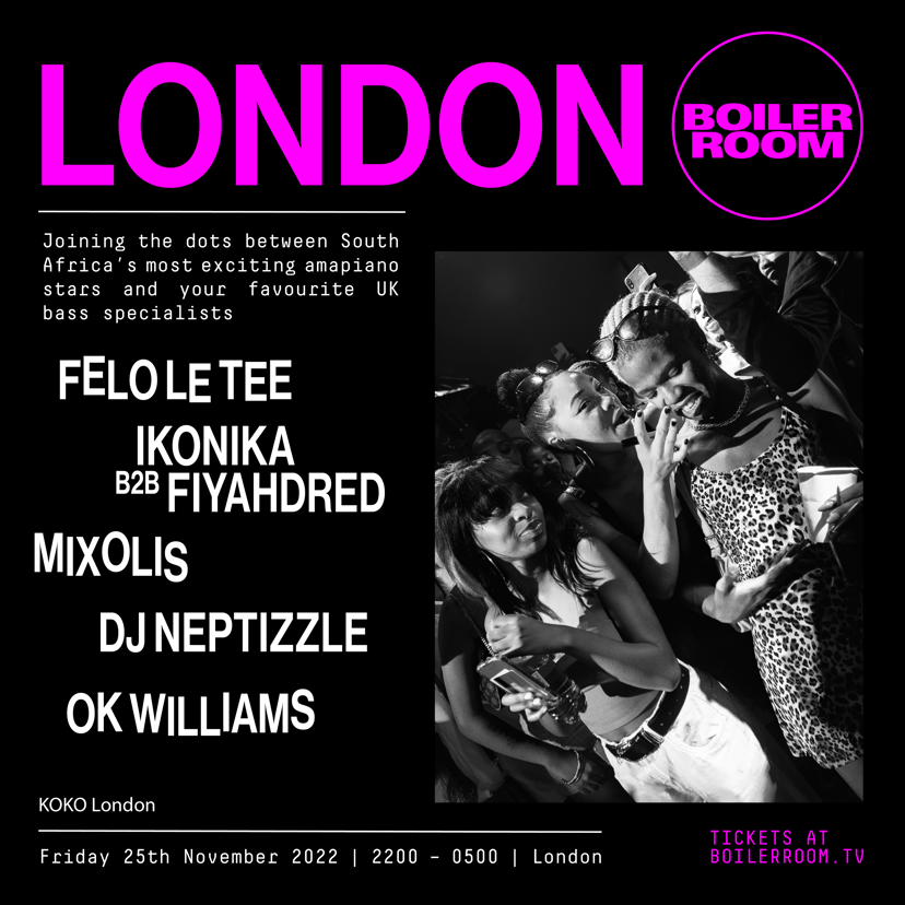 Flyer for event Boiler Room: London.