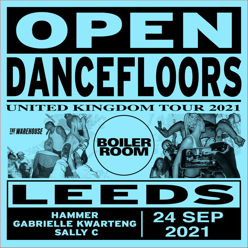 Flyer for event Open Dancefloors | Leeds.