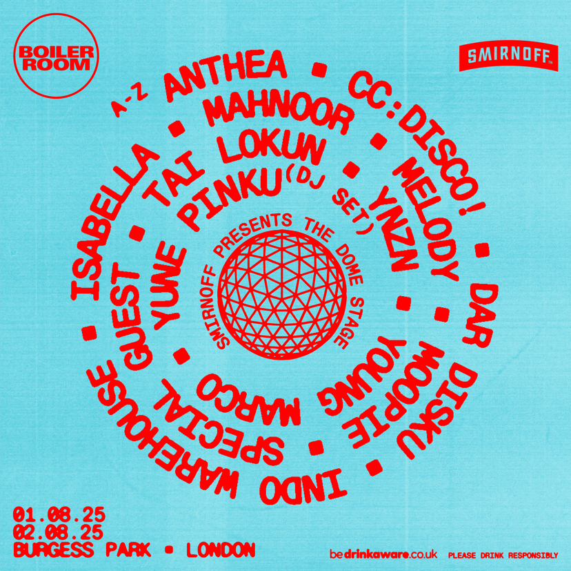 Flyer for event Boiler Room London: The Dome.