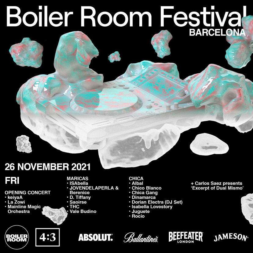 Flyer for event Friday | Boiler Room Festival Barcelona.